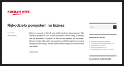 Desktop Screenshot of kochamwies.pl